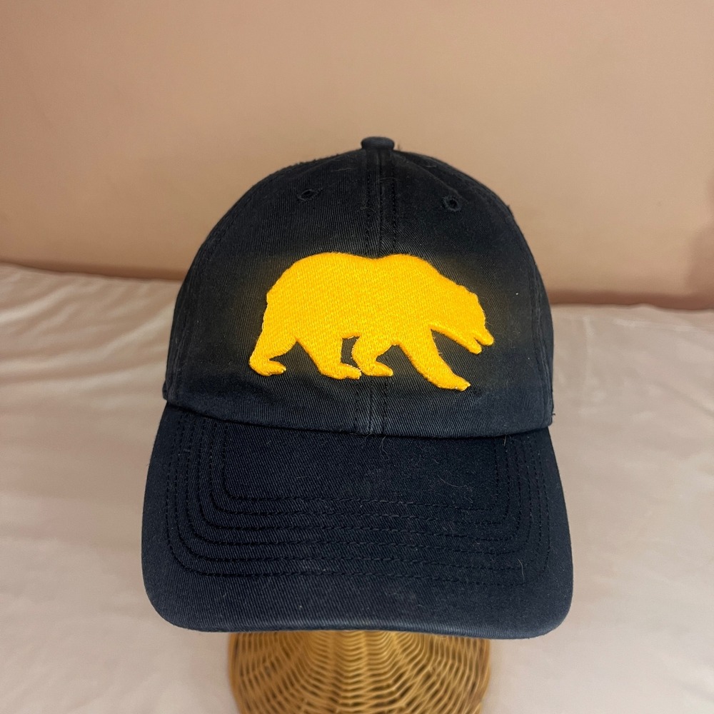 47 Brand Cal Golden Bears Hat Navy Blue Yellow Fitted Size Large UC Berkeley - Picture 3 of 9